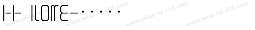 TT FORM字体转换